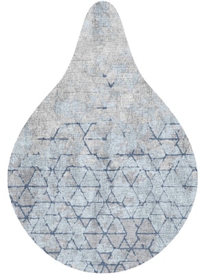 Ibrat Drop Hand Knotted Bamboo Silk custom handmade rug