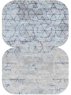 Ibrat Eight Hand Knotted Bamboo Silk custom handmade rug