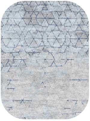 Ibrat Oblong Hand Knotted Bamboo Silk custom handmade rug