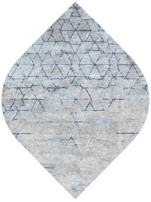 Ibrat Ogee Hand Knotted Bamboo Silk custom handmade rug