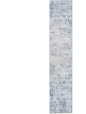 Ibrat Runner Hand Knotted Bamboo Silk custom handmade rug