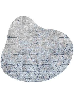 Ibrat Splash Hand Knotted Bamboo Silk custom handmade rug
