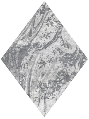 Iceberg Diamond Hand Knotted Bamboo Silk custom handmade rug