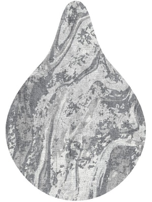 Iceberg Drop Hand Knotted Bamboo Silk custom handmade rug