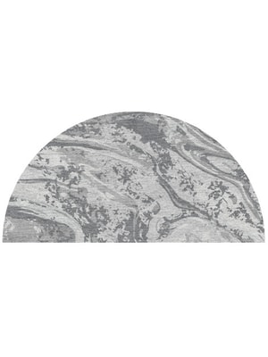Iceberg Halfmoon Hand Knotted Tibetan Wool custom handmade rug