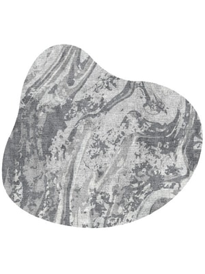 Iceberg Splash Hand Knotted Bamboo Silk custom handmade rug