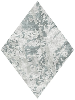 Icicles Diamond Hand Knotted Bamboo Silk custom handmade rug