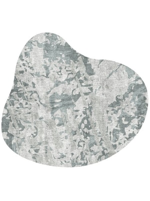 Icicles Splash Hand Knotted Bamboo Silk custom handmade rug