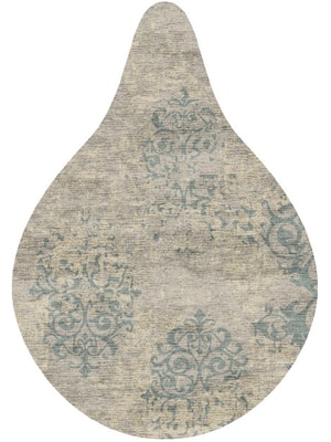 Iden Drop Hand Knotted Bamboo Silk custom handmade rug