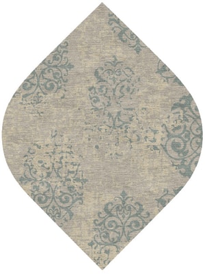 Iden Ogee Hand Knotted Tibetan Wool custom handmade rug