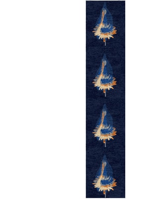 Ignis Runner Hand Knotted Tibetan Wool custom handmade rug