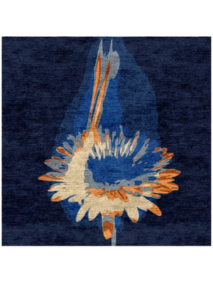 Ignis Square Hand Knotted Bamboo Silk custom handmade rug