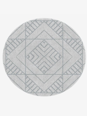 Jack Round Hand Knotted Tibetan Wool custom handmade rug