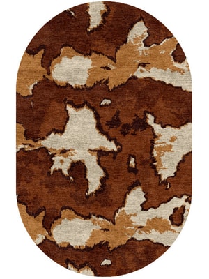 Jersey Cow Capsule Hand Knotted Bamboo Silk custom handmade rug