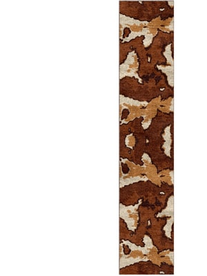 Jersey Cow Runner Hand Knotted Bamboo Silk custom handmade rug
