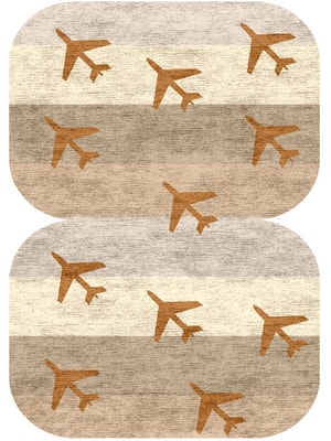 Jet Set Eight Hand Knotted Bamboo Silk custom handmade rug