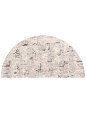 Jingle Halfmoon Hand Knotted Bamboo Silk custom handmade rug