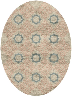 Kalara Oval Hand Knotted Bamboo Silk custom handmade rug