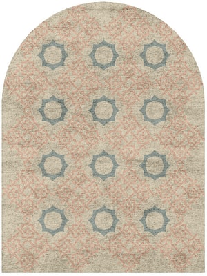 Kalara Arch Hand Tufted Bamboo Silk custom handmade rug