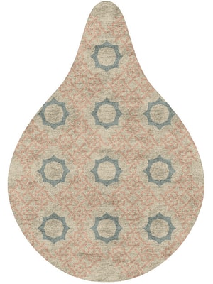 Kalara Drop Hand Tufted Bamboo Silk custom handmade rug