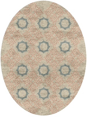 Kalara Oval Hand Tufted Bamboo Silk custom handmade rug