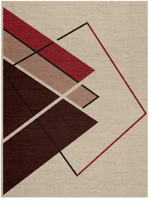 Kef Rectangle Flatweave Bamboo Silk custom handmade rug