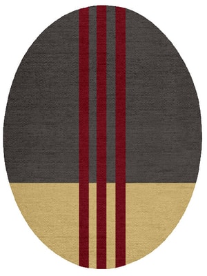 Kvell Oval Flatweave New Zealand Wool custom handmade rug