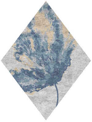 Lagoon Diamond Hand Knotted Bamboo Silk custom handmade rug
