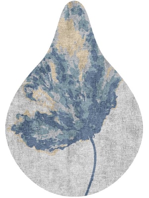 Lagoon Drop Hand Knotted Bamboo Silk custom handmade rug