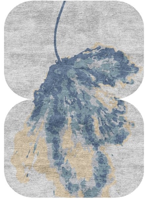 Lagoon Eight Hand Knotted Bamboo Silk custom handmade rug