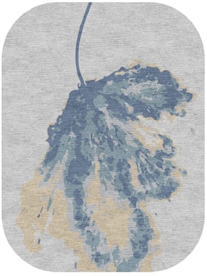 Lagoon Oblong Hand Knotted Tibetan Wool custom handmade rug