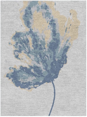 Lagoon Rectangle Hand Knotted Tibetan Wool custom handmade rug