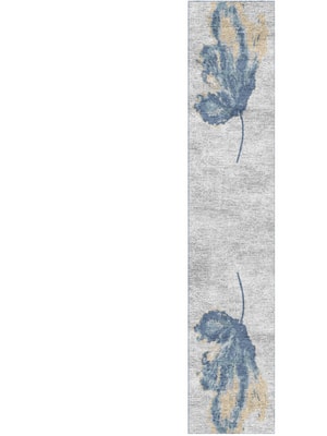 Lagoon Runner Hand Knotted Bamboo Silk custom handmade rug