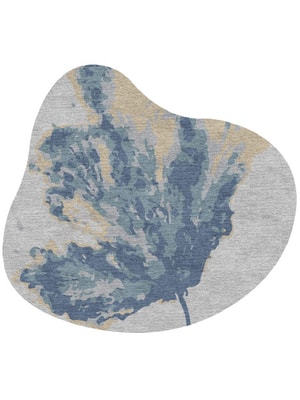 Lagoon Splash Hand Knotted Tibetan Wool custom handmade rug