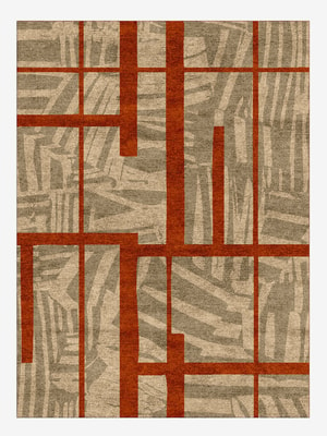 Lamina Rectangle Hand Knotted Bamboo Silk custom handmade rug
