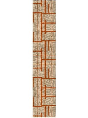 Lamina Runner Hand Tufted Bamboo Silk custom handmade rug