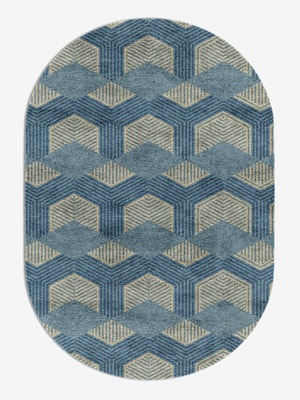 Lanes Capsule Hand Knotted Bamboo Silk custom handmade rug