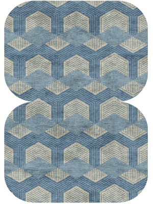 Lanes Eight Hand Knotted Bamboo Silk custom handmade rug