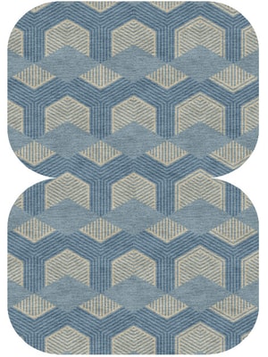 Lanes Eight Hand Knotted Tibetan Wool custom handmade rug