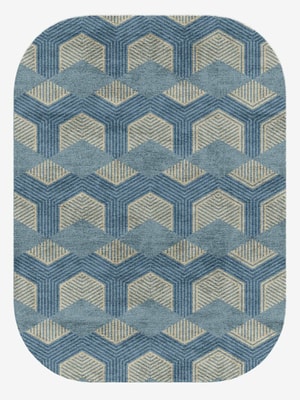 Lanes Oblong Hand Knotted Bamboo Silk custom handmade rug