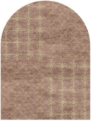 Lattice Arch Hand Knotted Bamboo Silk custom handmade rug