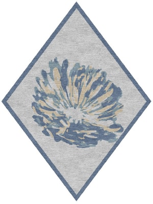 Laurels Diamond Hand Knotted Tibetan Wool custom handmade rug
