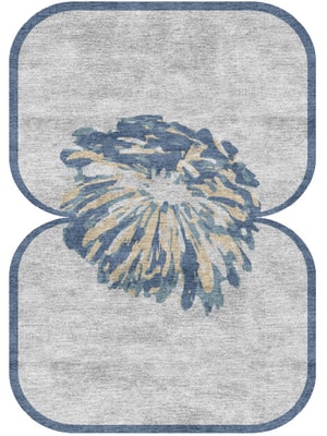 Laurels Eight Hand Knotted Bamboo Silk custom handmade rug