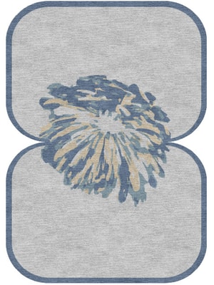 Laurels Eight Hand Knotted Tibetan Wool custom handmade rug