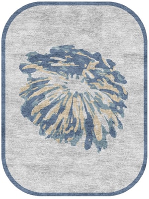 Laurels Oblong Hand Knotted Bamboo Silk custom handmade rug