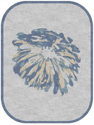 Laurels Oblong Hand Knotted Tibetan Wool custom handmade rug