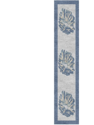 Laurels Runner Hand Knotted Tibetan Wool custom handmade rug