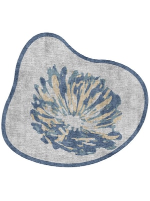 Laurels Splash Hand Knotted Bamboo Silk custom handmade rug