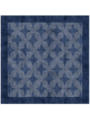 Leo Square Hand Knotted Bamboo Silk custom handmade rug