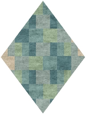 Lilac Diamond Hand Knotted Bamboo Silk custom handmade rug